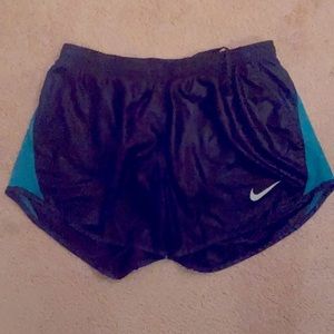 Small Nike Shorts Turquoise and Black